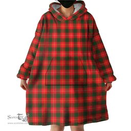 Scottish MacFie Modern Clan Tartan Snuggie Hoodie Plaid Wearable Blanket Hoodie