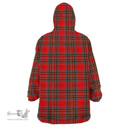 Scottish MacBain Clan Tartan Snuggie Hoodie Plaid Wearable Blanket Hoodie