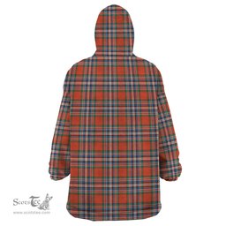 Scottish MacFarlane Ancient Clan Tartan Snuggie Hoodie Plaid Wearable Blanket Hoodie