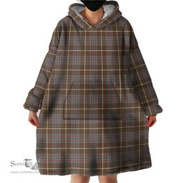 Scottish MacIntyre Hunting Weathered Clan Tartan Snuggie Hoodie Plaid Wearable Blanket Hoodie