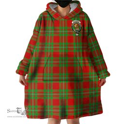 Scottish MacGregor Modern Clan Family Crest Tartan Snuggie Hoodie Plaid Wearable Blanket Hoodie