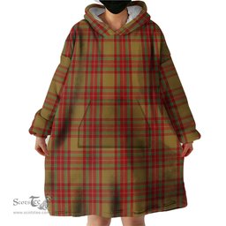 Scottish MacBrair Hunting Clan Tartan Snuggie Hoodie Plaid Wearable Blanket Hoodie
