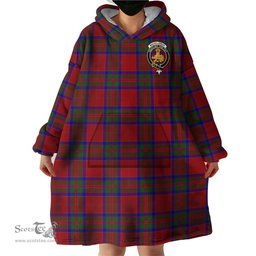 Scottish MacGillivray Clan Family Crest Tartan Snuggie Hoodie Plaid Wearable Blanket Hoodie