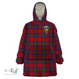 Scottish MacGillivray Clan Family Crest Tartan Snuggie Hoodie Plaid Wearable Blanket Hoodie