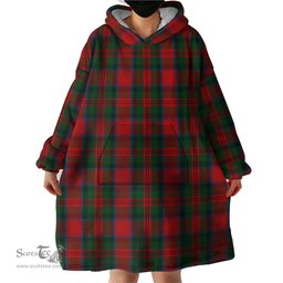 Scottish MacDuff Clan Tartan Snuggie Hoodie Plaid Wearable Blanket Hoodie