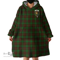 Scottish MacFie Hunting Clan Family Crest Tartan Snuggie Hoodie Plaid Wearable Blanket Hoodie