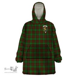 Scottish MacFie Hunting Clan Family Crest Tartan Snuggie Hoodie Plaid Wearable Blanket Hoodie