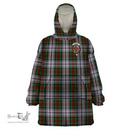 Scottish MacDuff Dress Clan Family Crest Tartan Snuggie Hoodie Plaid Wearable Blanket Hoodie