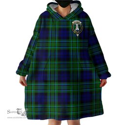 Scottish MacCallum Modern Clan Family Crest Tartan Snuggie Hoodie Plaid Wearable Blanket Hoodie