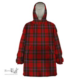 Scottish MacIngust Clan Tartan Snuggie Hoodie Plaid Wearable Blanket Hoodie