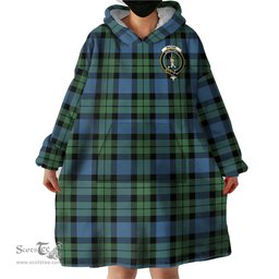 Scottish MacKay Ancient Clan Family Crest Tartan Snuggie Hoodie Plaid Wearable Blanket Hoodie
