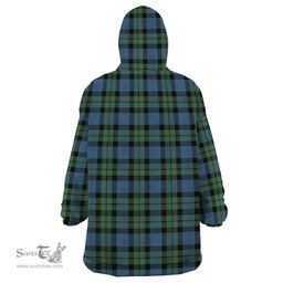 Scottish MacKay Ancient Clan Family Crest Tartan Snuggie Hoodie Plaid Wearable Blanket Hoodie