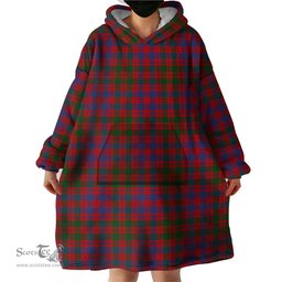 Scottish MacColl Ancient Clan Tartan Snuggie Hoodie Plaid Wearable Blanket Hoodie