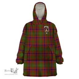 Scottish Lumsden Clan Family Crest Tartan Snuggie Hoodie Plaid Wearable Blanket Hoodie