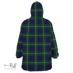 Scottish MacIntyre Hunting Modern Clan Family Crest Tartan Snuggie Hoodie Plaid Wearable Blanket Hoodie
