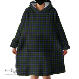 Scottish MacCaskill Clan Tartan Snuggie Hoodie Plaid Wearable Blanket Hoodie