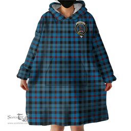 Scottish MacCorquodale Clan Family Crest Tartan Snuggie Hoodie Plaid Wearable Blanket Hoodie