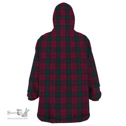 Scottish Lindsay Clan Family Crest Tartan Snuggie Hoodie Plaid Wearable Blanket Hoodie