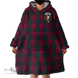 Scottish Lindsay Clan Family Crest Tartan Snuggie Hoodie Plaid Wearable Blanket Hoodie