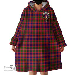 Scottish MacIntyre Modern Clan Family Crest Tartan Snuggie Hoodie Plaid Wearable Blanket Hoodie