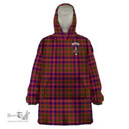 Scottish MacIntyre Modern Clan Family Crest Tartan Snuggie Hoodie Plaid Wearable Blanket Hoodie