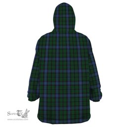 Scottish MacIntyre Clan Tartan Snuggie Hoodie Plaid Wearable Blanket Hoodie