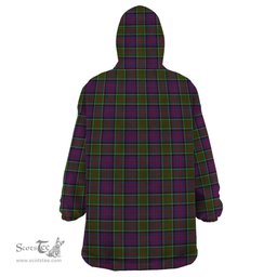 Scottish MacDonald of Clan Ranald Modern Clan Tartan Snuggie Hoodie Plaid Wearable Blanket Hoodie