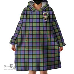 Scottish MacDonald Ancient Clan Family Crest Tartan Snuggie Hoodie Plaid Wearable Blanket Hoodie