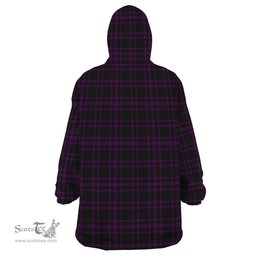 Scottish Leonard Hunting Clan Tartan Snuggie Hoodie Plaid Wearable Blanket Hoodie