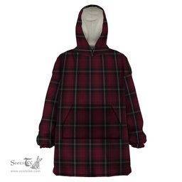 Scottish Llewellen of Wales Clan Tartan Snuggie Hoodie Plaid Wearable Blanket Hoodie