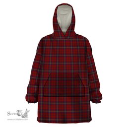 Scottish MacClure Clan Tartan Snuggie Hoodie Plaid Wearable Blanket Hoodie