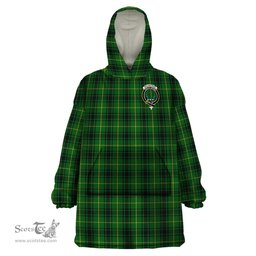 Scottish MacArthur Clan Family Crest Tartan Snuggie Hoodie Plaid Wearable Blanket Hoodie