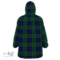 Scottish MacCallum Modern Clan Tartan Snuggie Hoodie Plaid Wearable Blanket Hoodie