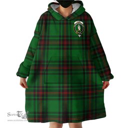 Scottish Logie Clan Family Crest Tartan Snuggie Hoodie Plaid Wearable Blanket Hoodie