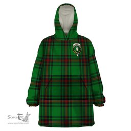 Scottish Logie Clan Family Crest Tartan Snuggie Hoodie Plaid Wearable Blanket Hoodie