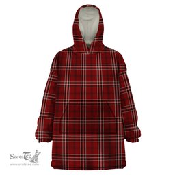 Scottish Lougheed Clan Tartan Snuggie Hoodie Plaid Wearable Blanket Hoodie