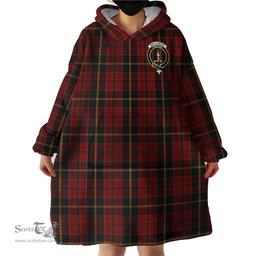 Scottish MacAlister of Skye Clan Family Crest Tartan Snuggie Hoodie Plaid Wearable Blanket Hoodie