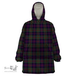 Scottish MacDonald of Clan Ranald Clan Tartan Snuggie Hoodie Plaid Wearable Blanket Hoodie