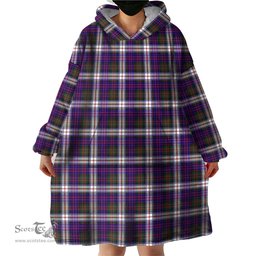 Scottish MacDonald Dress Modern Clan Tartan Snuggie Hoodie Plaid Wearable Blanket Hoodie