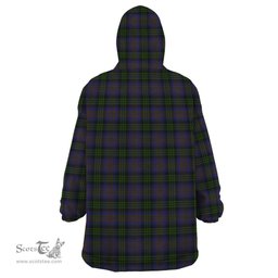 Scottish Lysaght Hunting Clan Tartan Snuggie Hoodie Plaid Wearable Blanket Hoodie