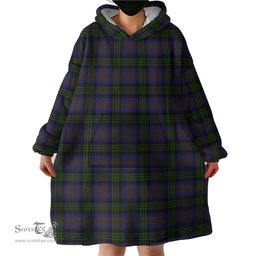 Scottish Lysaght Hunting Clan Tartan Snuggie Hoodie Plaid Wearable Blanket Hoodie