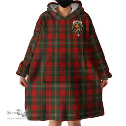 Scottish MacGregor Clan Family Crest Tartan Snuggie Hoodie Plaid Wearable Blanket Hoodie