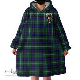 Scottish MacDonald of the Isles Hunting Modern Clan Family Crest Tartan Snuggie Hoodie Plaid Wearable Blanket Hoodie