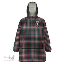 Scottish MacFarlane Hunting Modern Clan Family Crest Tartan Snuggie Hoodie Plaid Wearable Blanket Hoodie