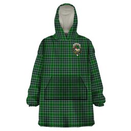 Scottish MacDonald, Lord of the Isles Hunting Clan Family Crest Tartan Snuggie Hoodie Plaid Wearable Blanket Hoodie