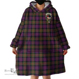 Scottish MacDonald Modern Clan Family Crest Tartan Snuggie Hoodie Plaid Wearable Blanket Hoodie