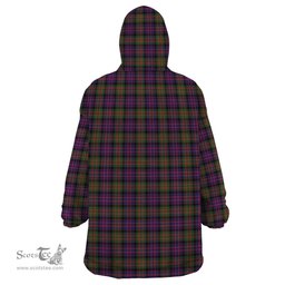 Scottish MacDonald Modern Clan Family Crest Tartan Snuggie Hoodie Plaid Wearable Blanket Hoodie