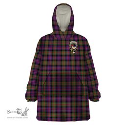 Scottish MacDonald Modern Clan Family Crest Tartan Snuggie Hoodie Plaid Wearable Blanket Hoodie