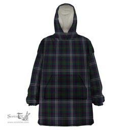 Scottish MacGlynn Clan Tartan Snuggie Hoodie Plaid Wearable Blanket Hoodie