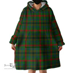 Scottish MacDonagh Clan Tartan Snuggie Hoodie Plaid Wearable Blanket Hoodie
